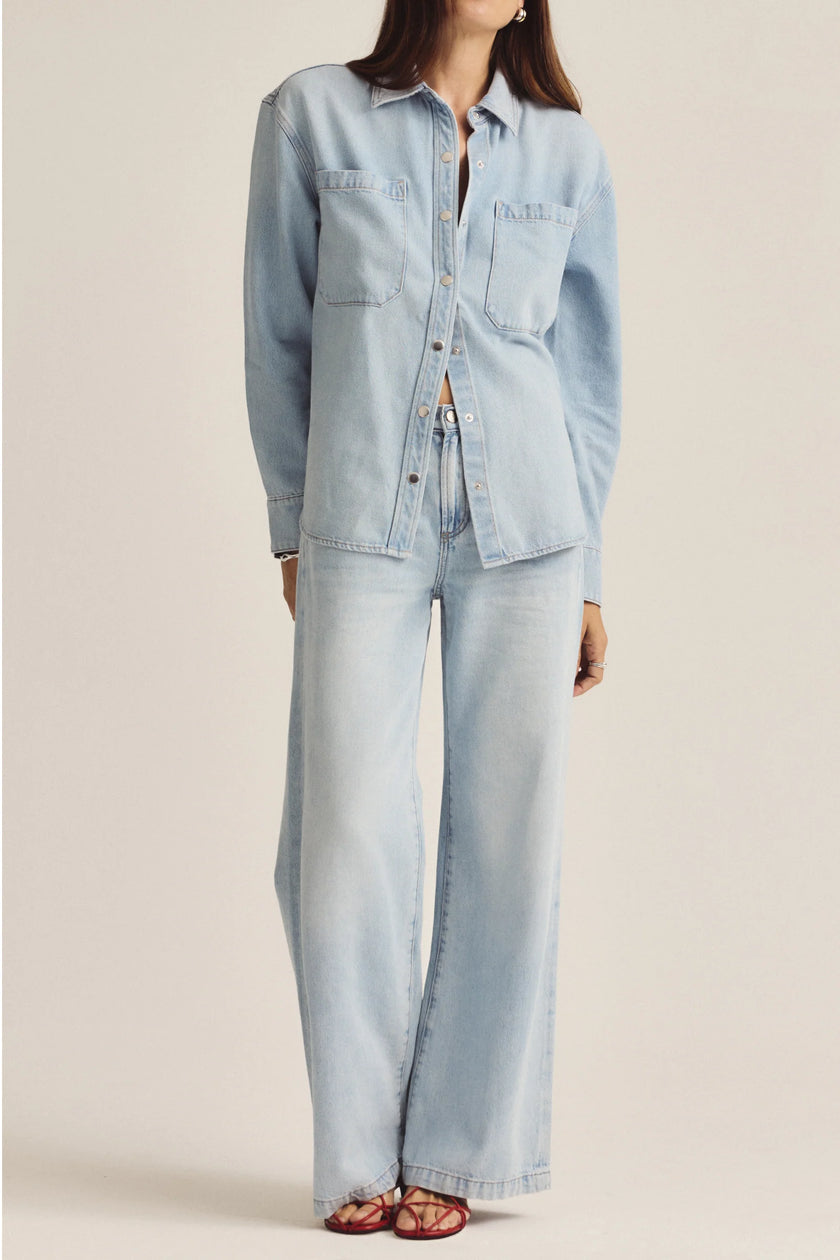 JADYN MID RISE PALAZZO JEAN