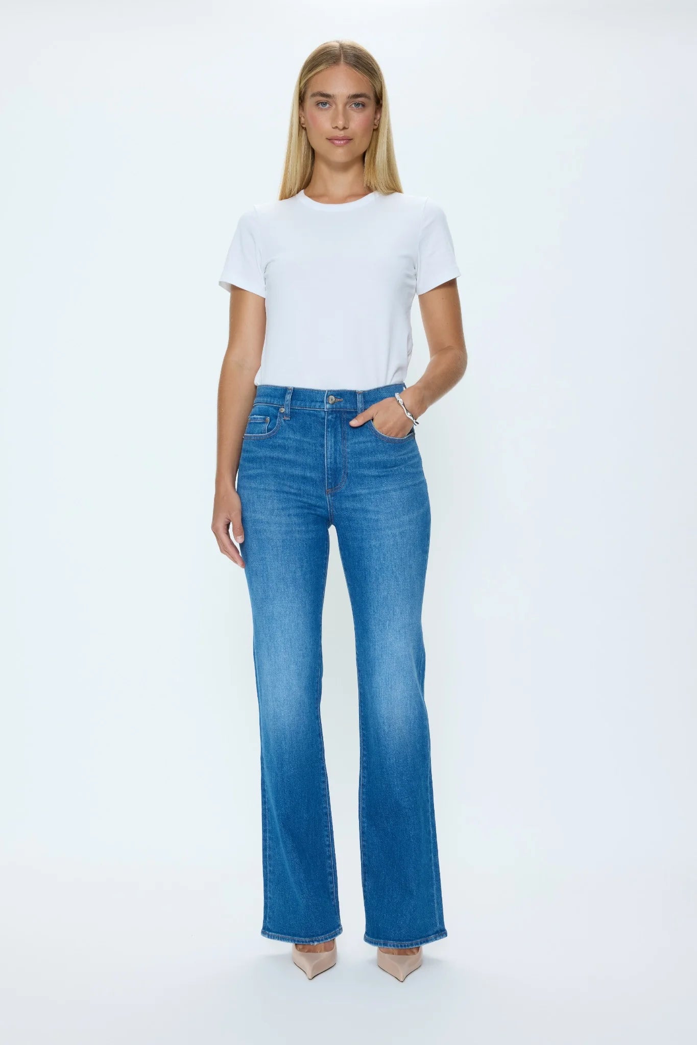 EVIE HIGH RISE SLIM BOOT IN ETERNITY