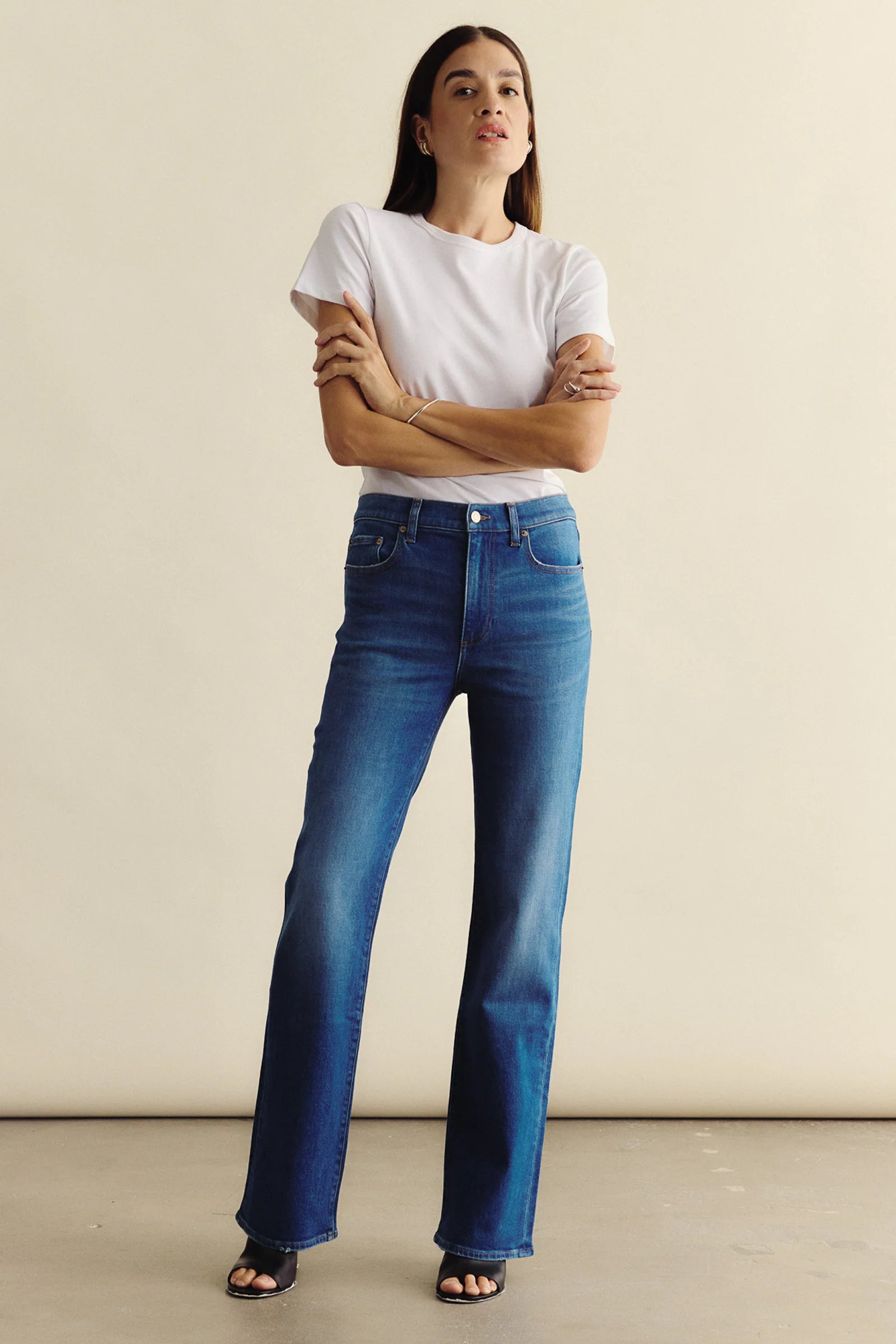 EVIE HIGH RISE SLIM BOOT IN ETERNITY