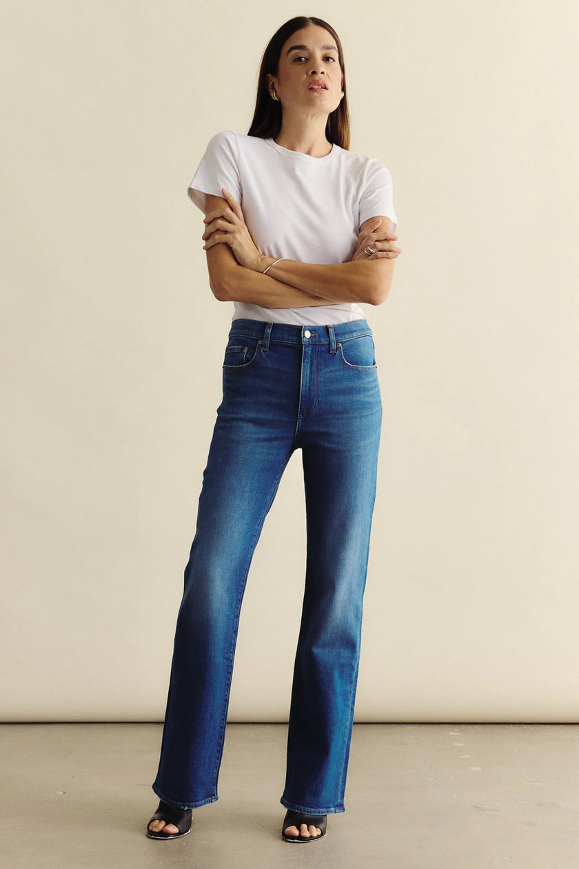 EVIE HIGH RISE SLIM BOOT IN ETERNITY