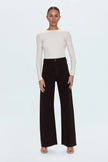 PENNY HIGH RISE WIDE LEG JEAN IN MOCHA