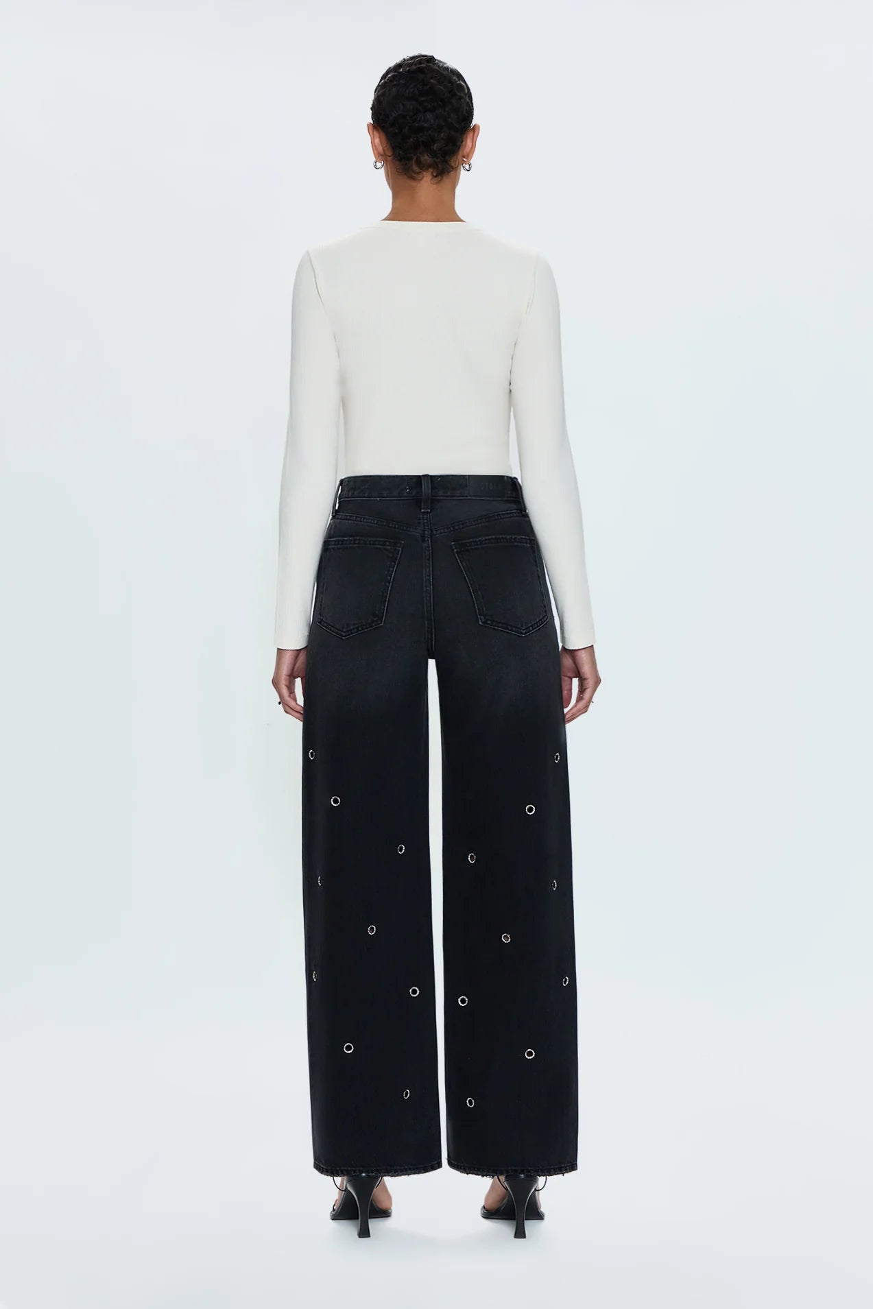 HENDRIX HIGH RISE BAGGY JEAN IN GLAMOUR