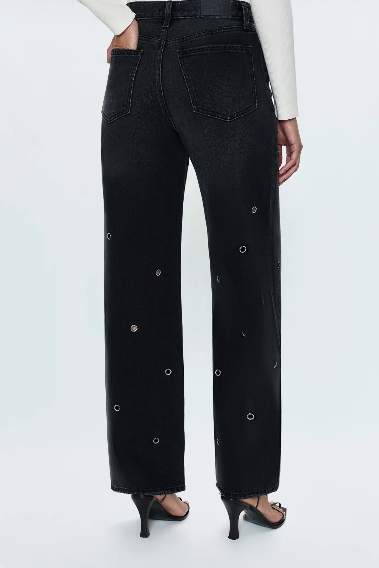 HENDRIX HIGH RISE BAGGY JEAN IN GLAMOUR