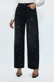 HENDRIX HIGH RISE BAGGY JEAN IN GLAMOUR