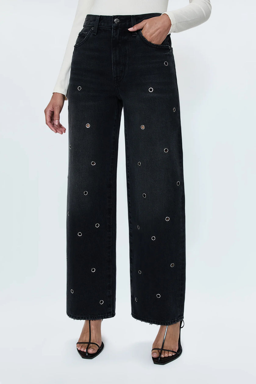 HENDRIX HIGH RISE BAGGY JEAN IN GLAMOUR