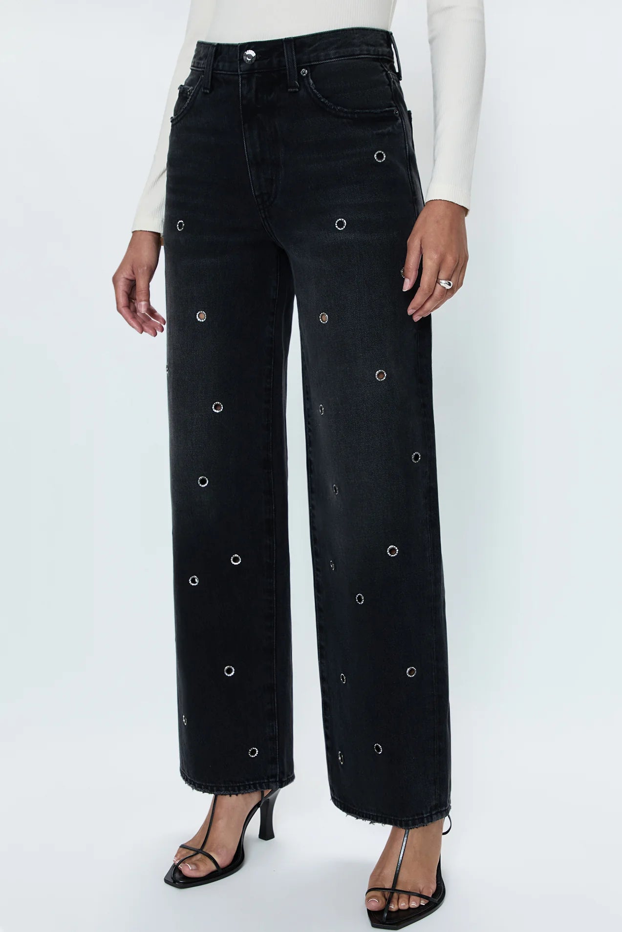 HENDRIX HIGH RISE BAGGY JEAN IN GLAMOUR
