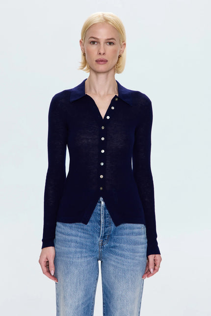 KOREY FITTED RIB CARDIGAN