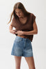 SAIGE HIGH RISE A LINE SHORT IN SAIL AWAY