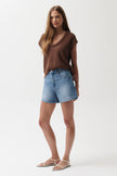 SAIGE HIGH RISE A LINE SHORT IN SAIL AWAY