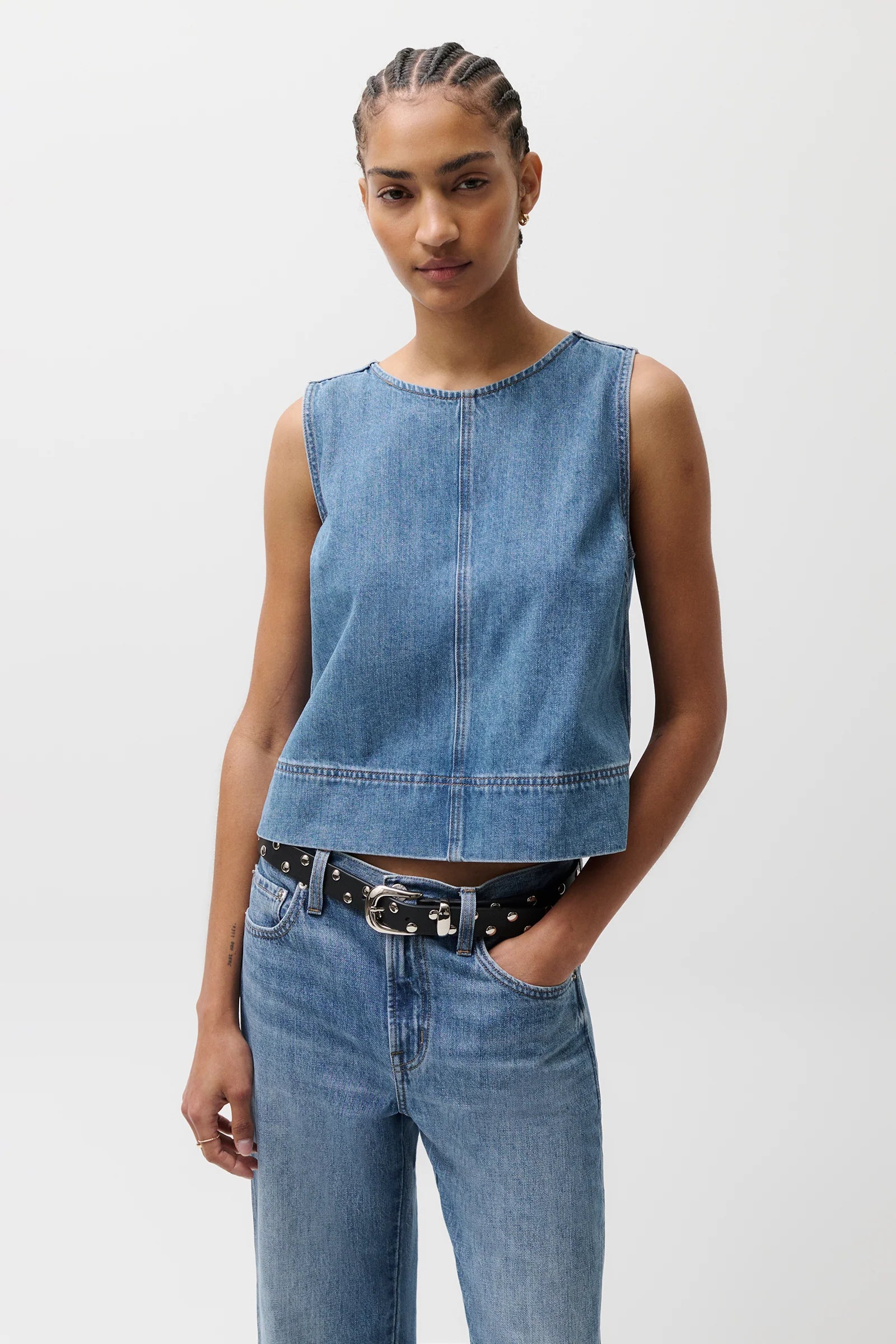 RUE SWING SHIRT IN SAIL AWAY
