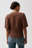 VERONICA KIMONO SLEEVE FITTED TEE IN LINDT