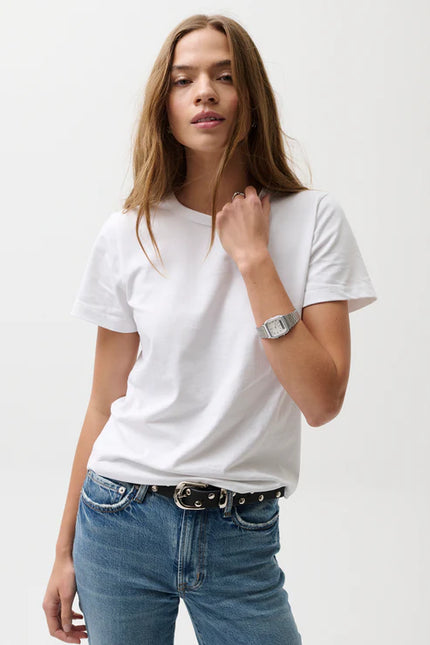 ALBA BABY TEE IN LE BLANC