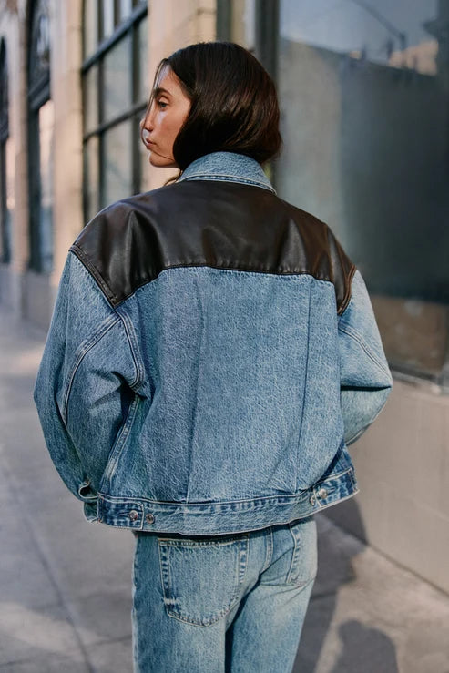 HARLEY TRUCKER JACKET IN METROPOLIS