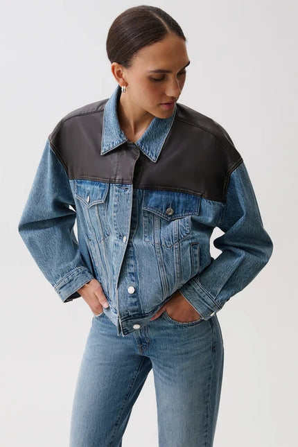 HARLEY TRUCKER JACKET IN METROPOLIS