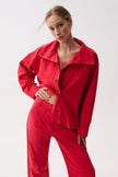 LIBERTY FUNNEL NECK JACKET IN NEGRONI