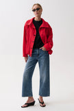 LIBERTY FUNNEL NECK JACKET IN NEGRONI