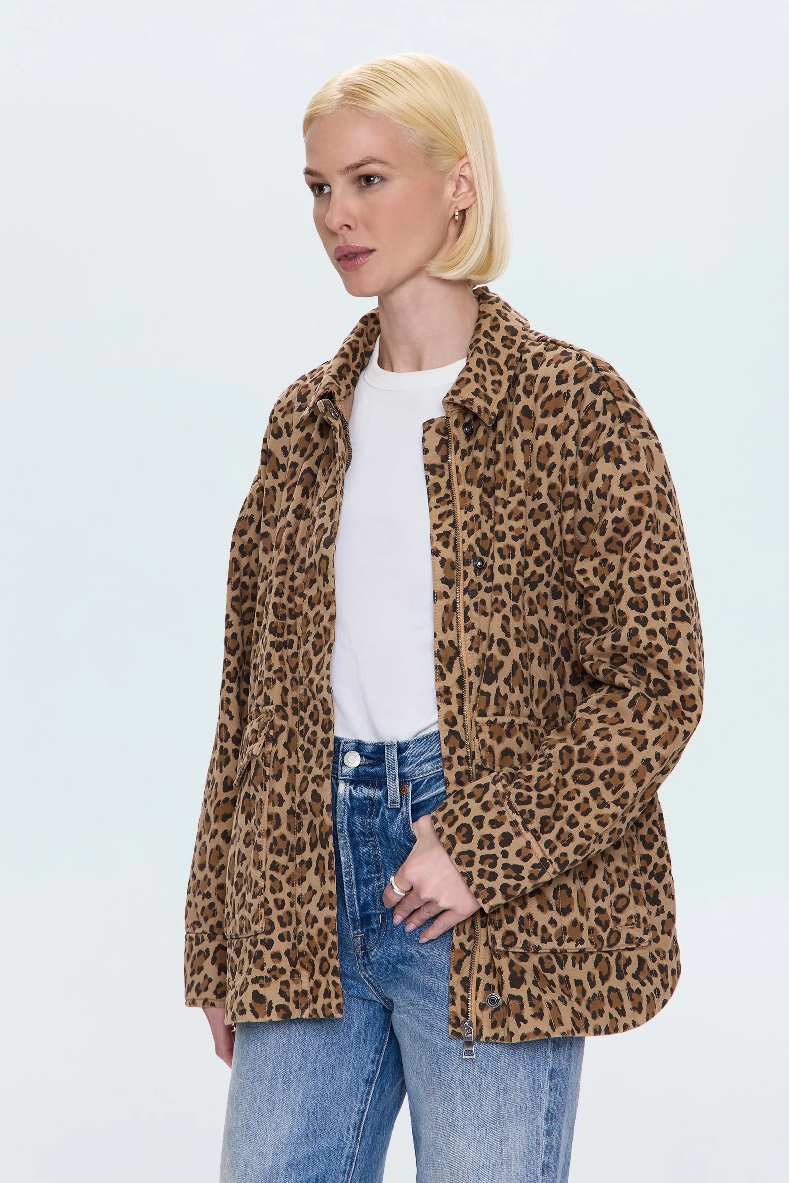 CECILE QUILTED JACKET IN FELINE