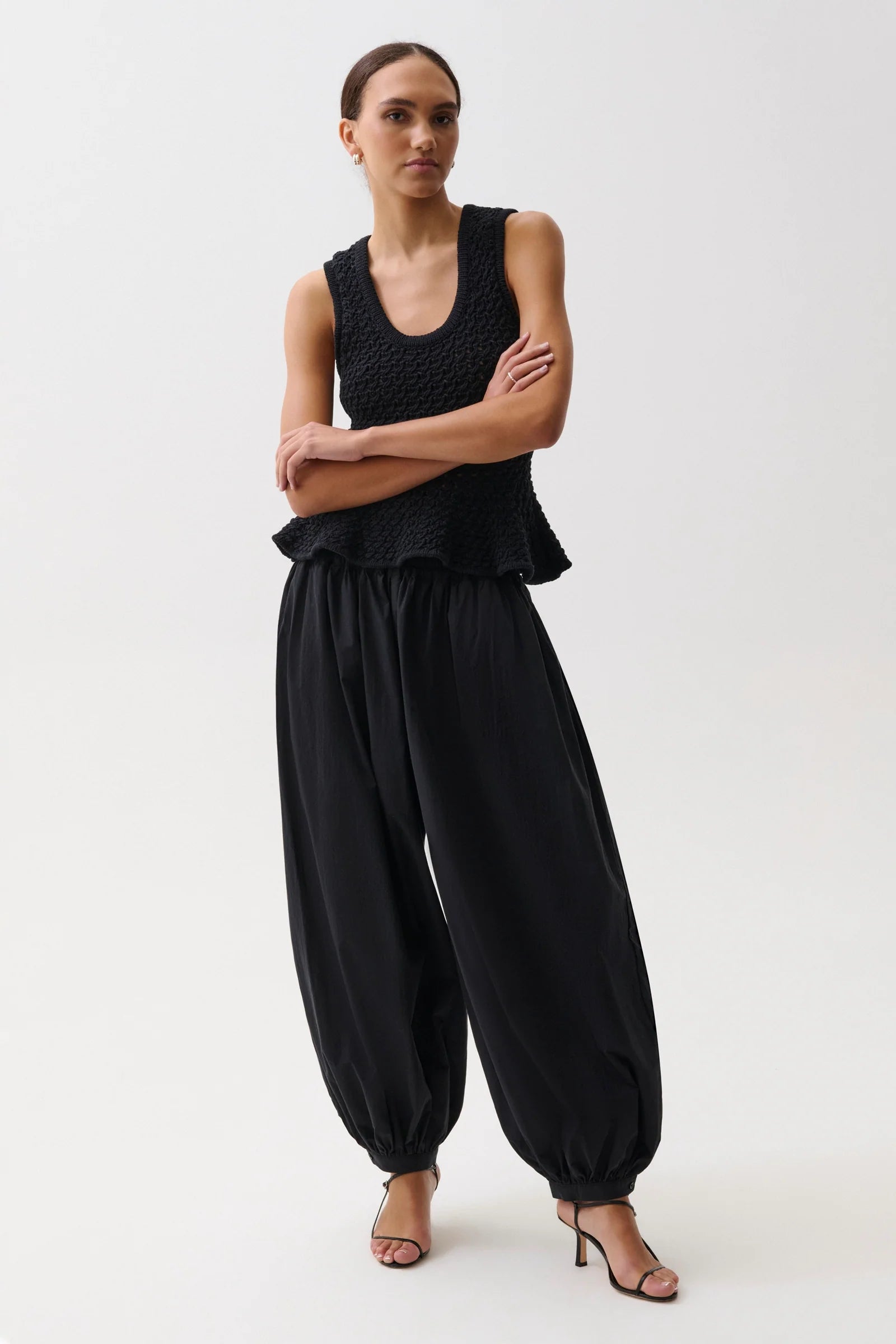 LIYA POPLIN BALLOON PANT