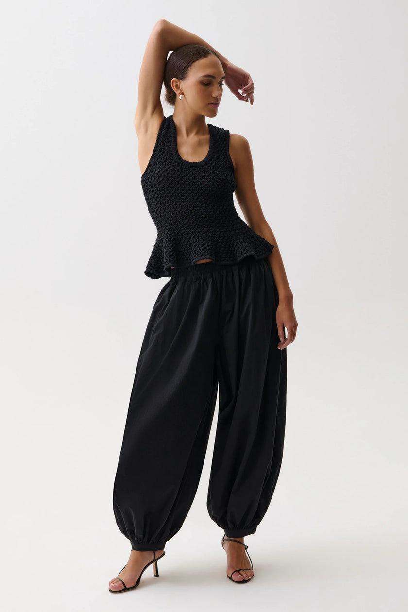 LIYA POPLIN BALLOON PANT