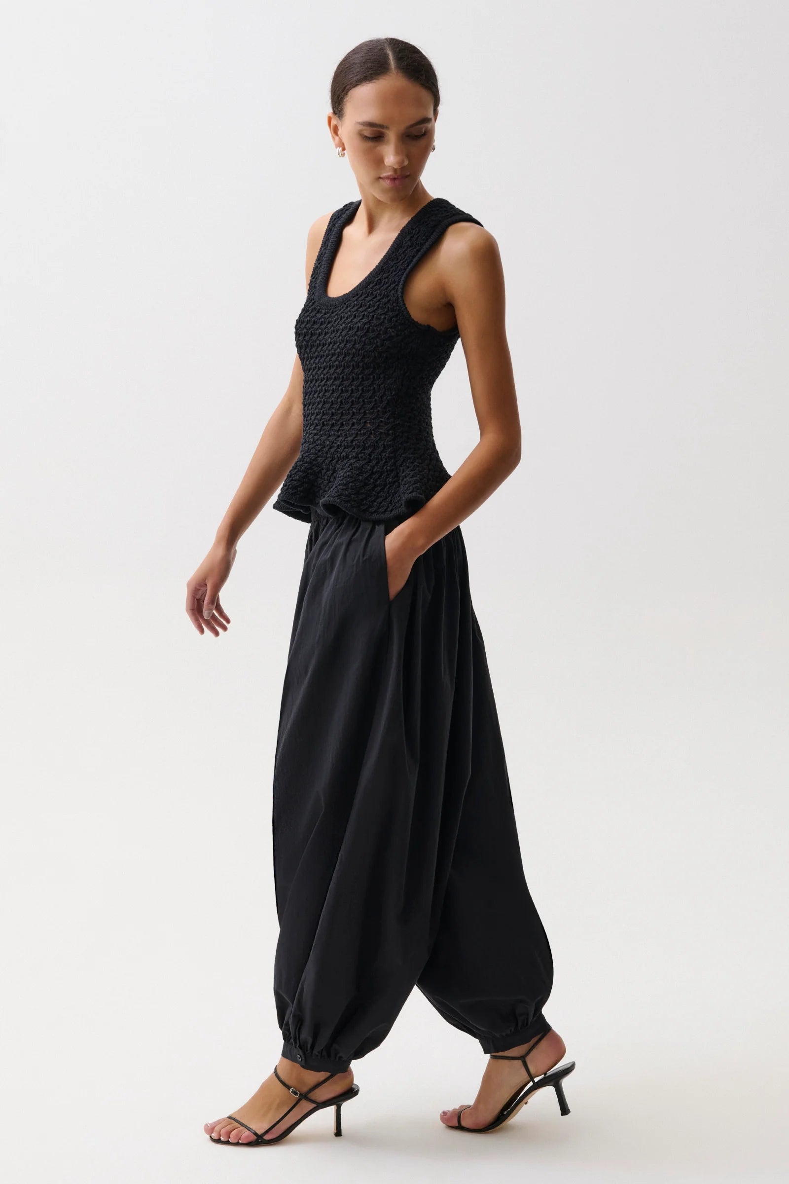 LIYA POPLIN BALLOON PANT