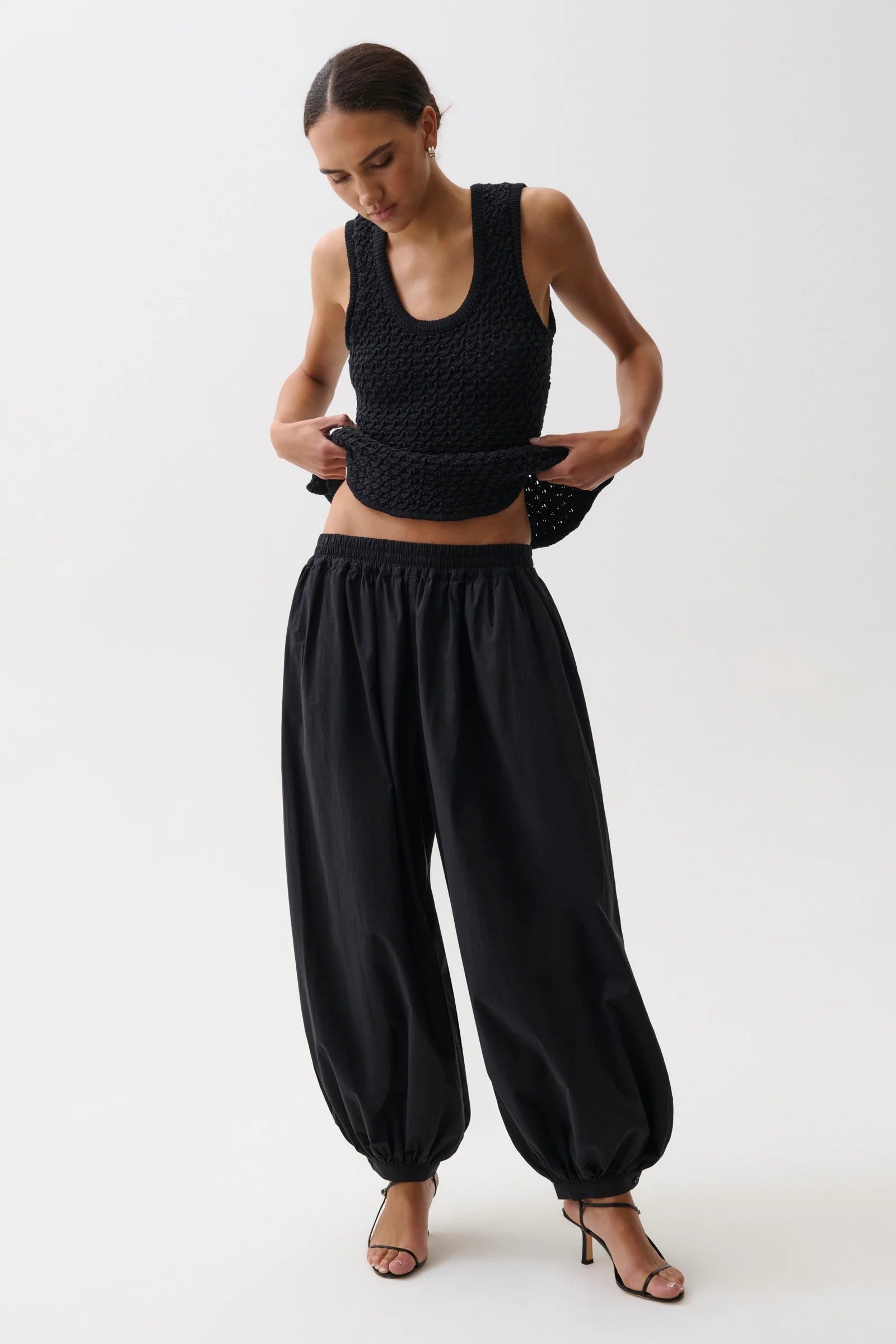 LIYA POPLIN BALLOON PANT