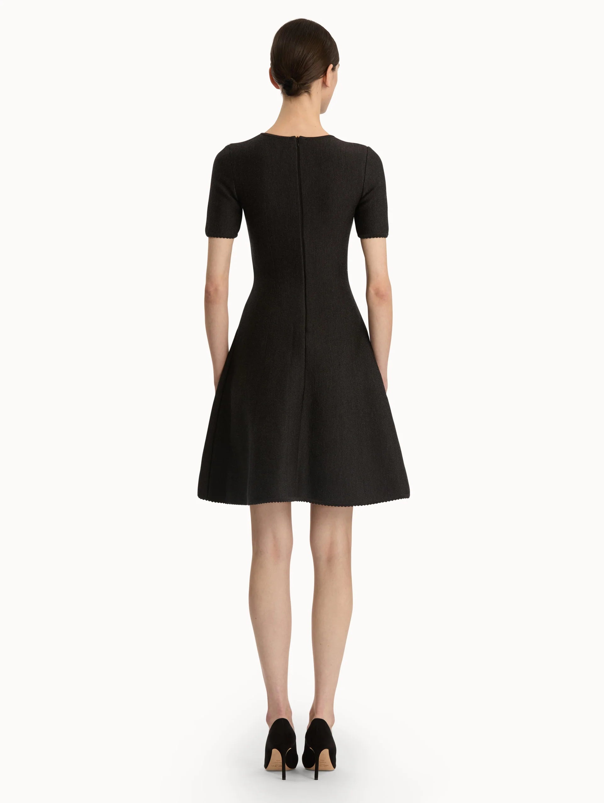 FERN EMBROIDERED KNIT DRESS