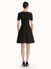 FERN EMBROIDERED KNIT DRESS