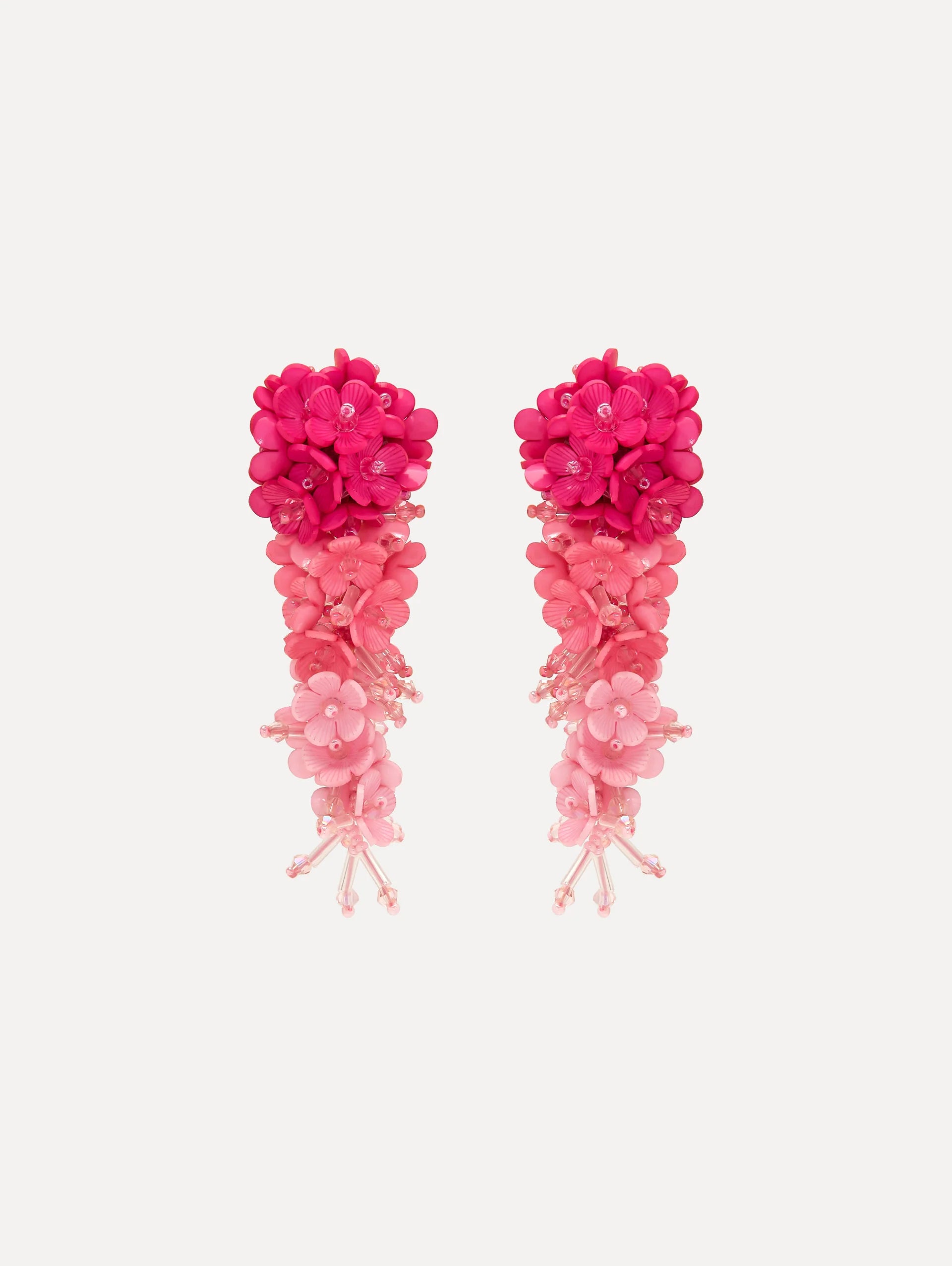 FLOWER BOUQUET CLIP ON EARRINGS