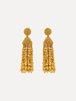 BEADED CHANDELIER CLIP ON EARRINGS