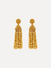 BEADED CHANDELIER CLIP ON EARRINGS