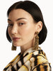 BEADED CHANDELIER CLIP ON EARRINGS