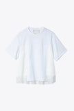 SATIN LACE COMBO TSHIRT