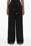 FLORAL JACQUARD PULL ON PANT