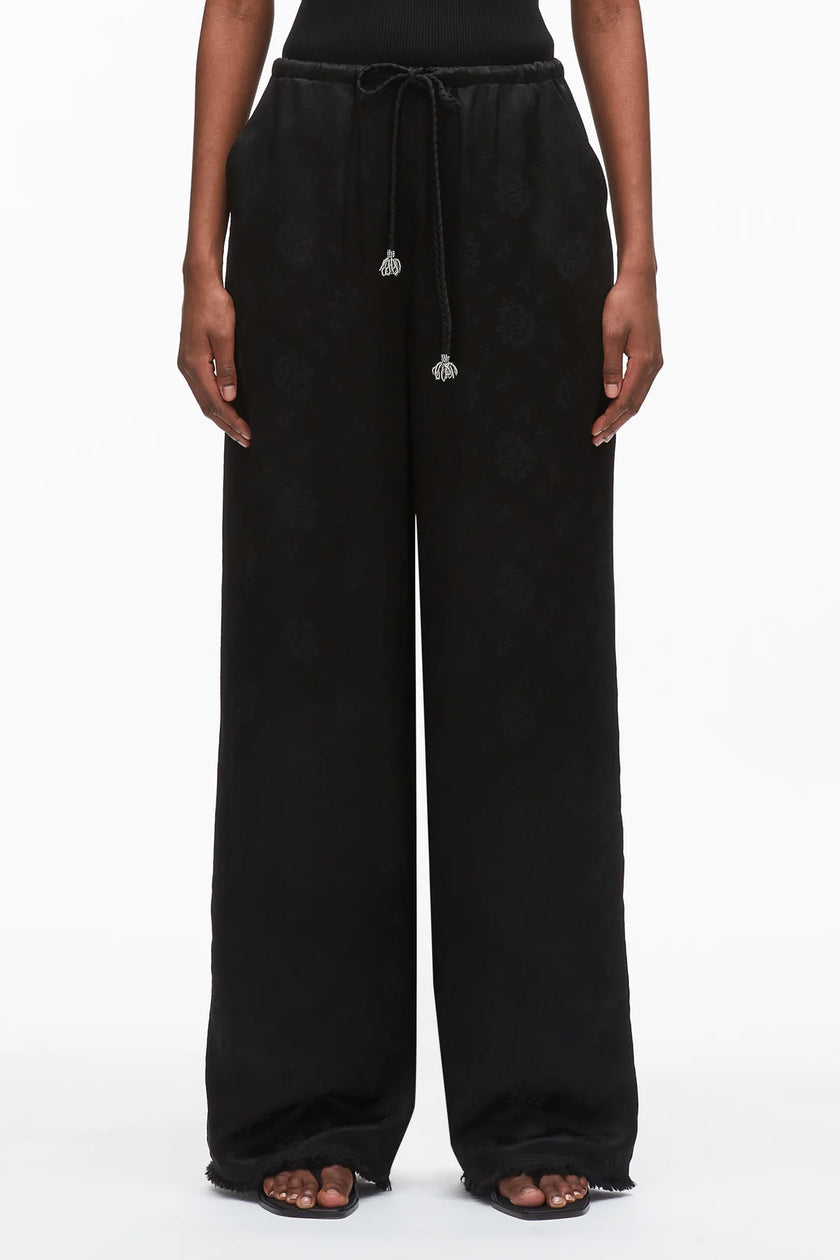 FLORAL JACQUARD PULL ON PANT
