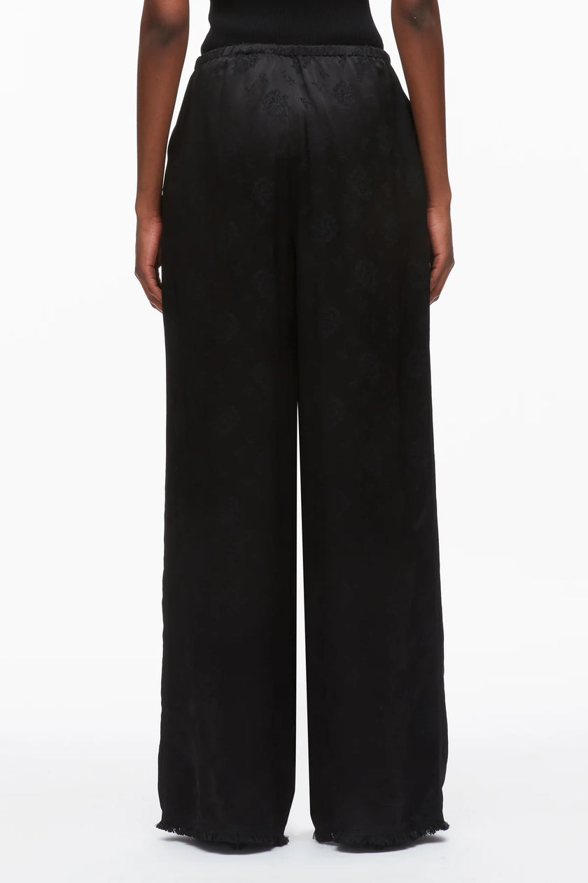 FLORAL JACQUARD PULL ON PANT