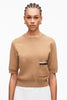 BEADED EMBELLISHMENT KNIT TOP