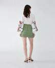 FLORAL EMBROIDERED SHIRT