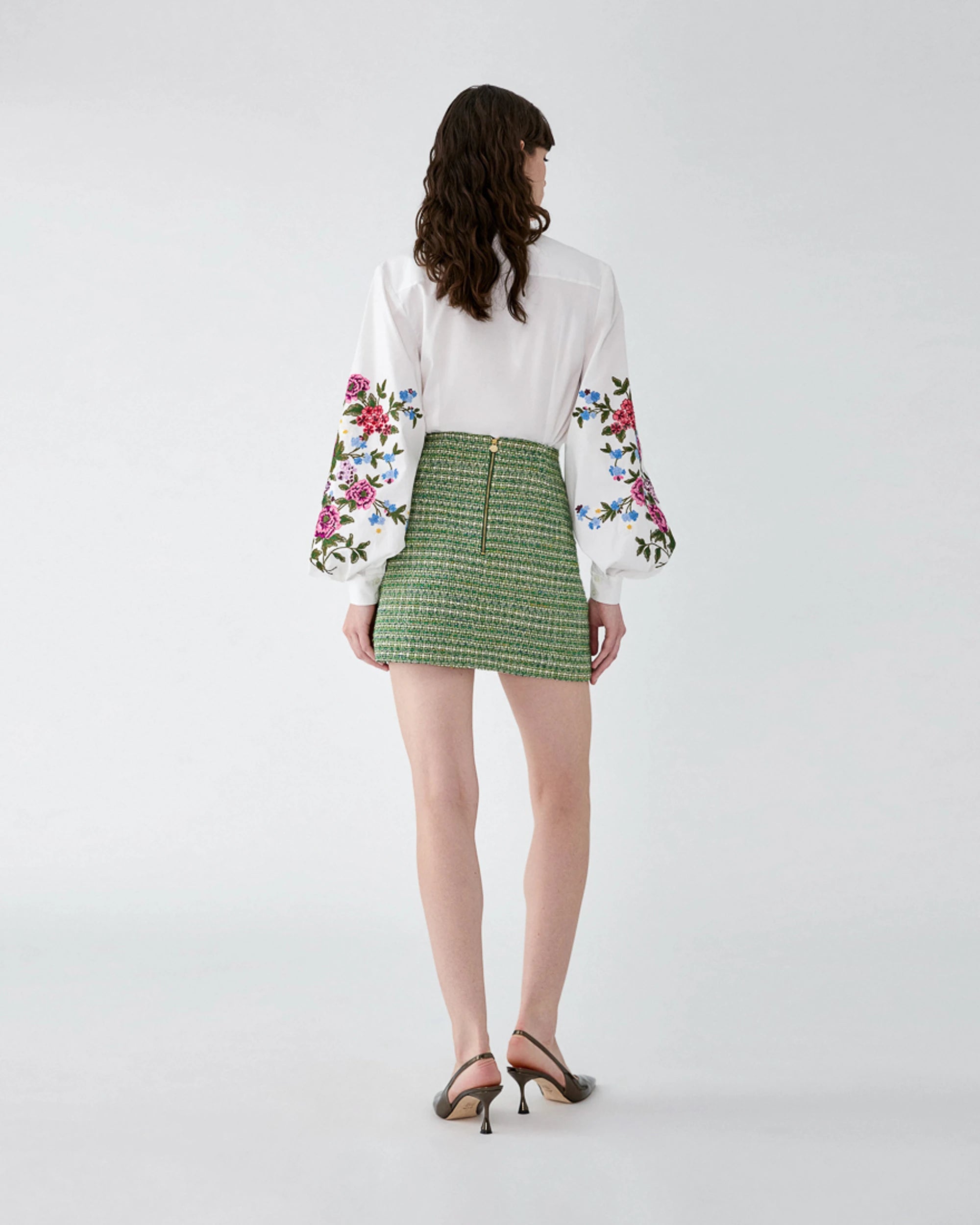 FLORAL EMBROIDERED SHIRT