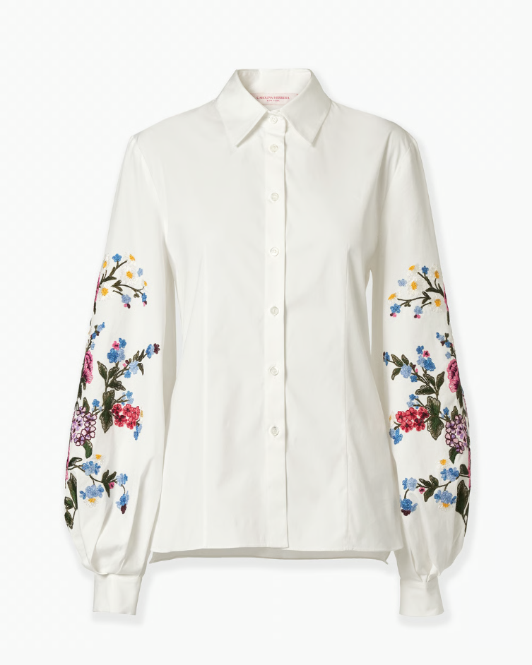 FLORAL EMBROIDERED SHIRT