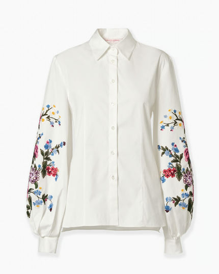 FLORAL EMBROIDERED SHIRT