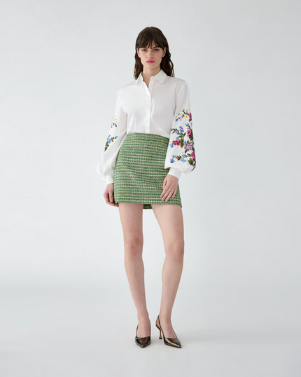 FLORAL EMBROIDERED SHIRT