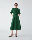 GARBARDINE ALINE MIDI DRESS