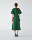 GARBARDINE ALINE MIDI DRESS