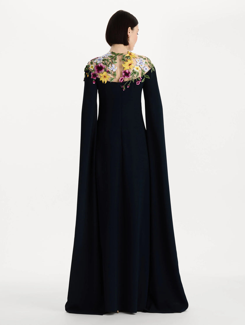 DOMINICAN MIXED FLORAL CAFTAN