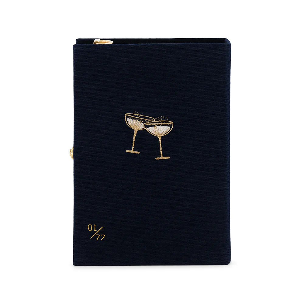 BOOK CLUTCH FIREWORKS STRAPPED