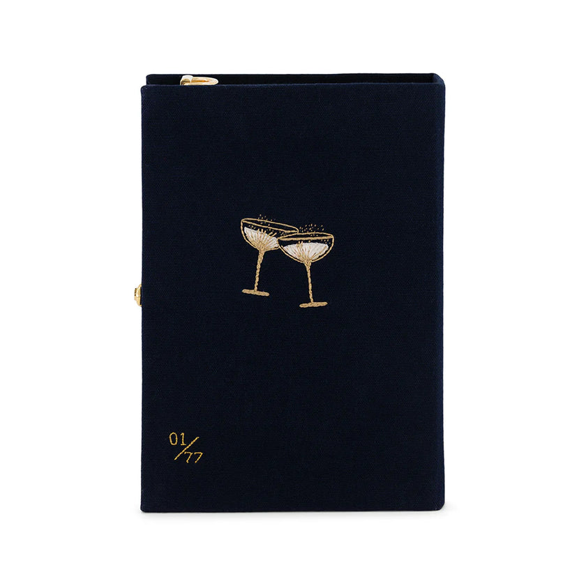 BOOK CLUTCH FIREWORKS STRAPPED