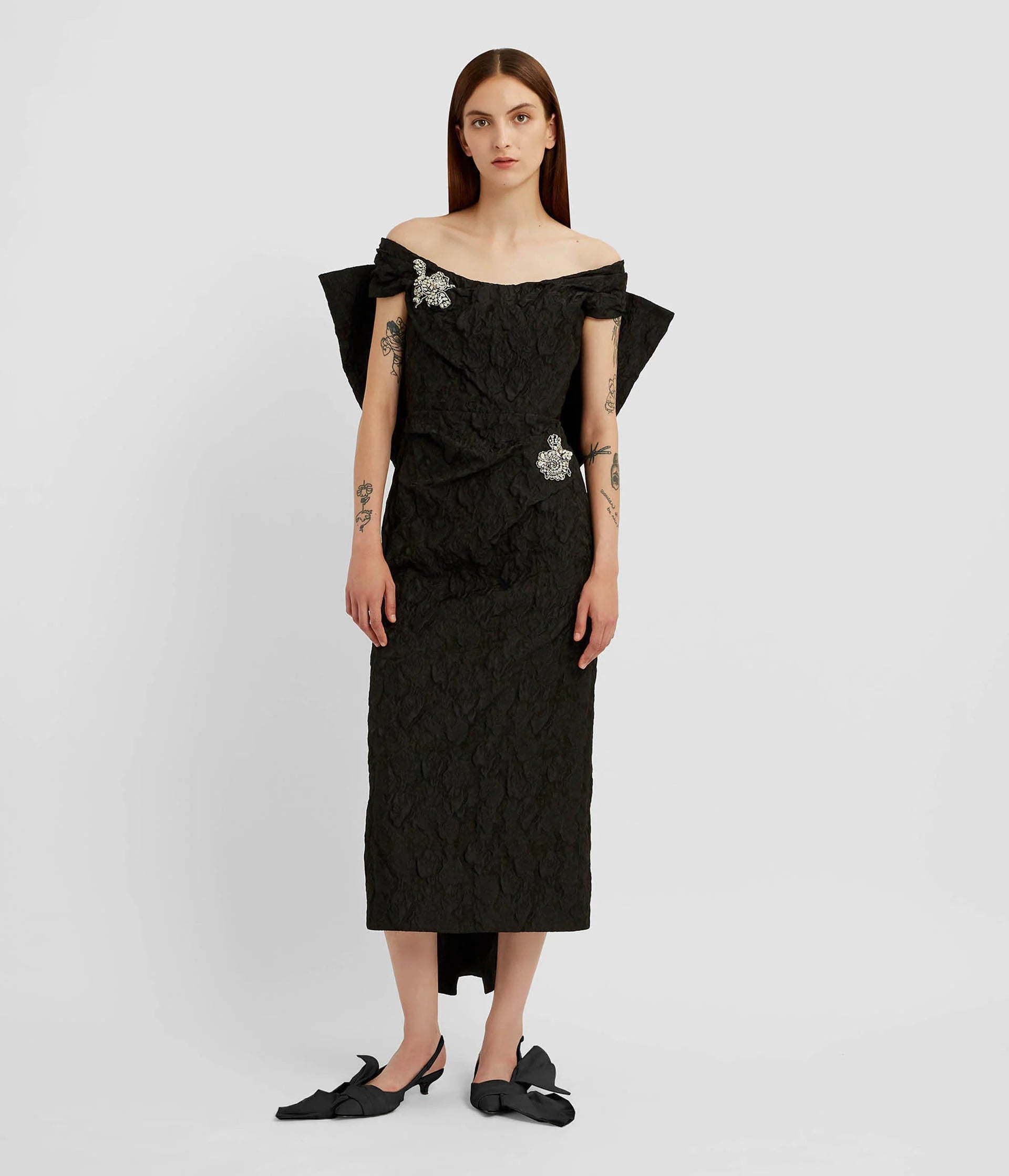 OFF SHOULDER COCKTAIL DRESS