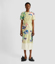SHORT SLEEVE MIDI DRESS