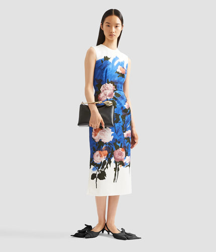 SLEEVELESS PENCIL MIDI DRESS