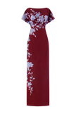 ROSE FIL COUPE COLUMN GOWN